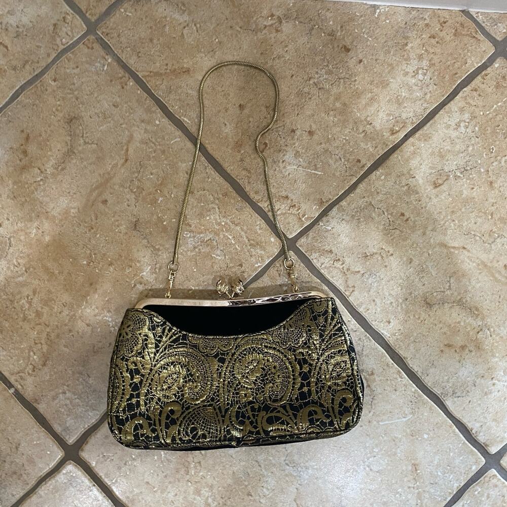 Elaine Turner  Women's Purse Black/gold